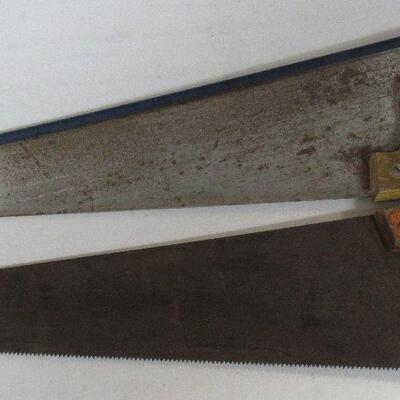 2 Vintage Saws, Craftsman and Atkins