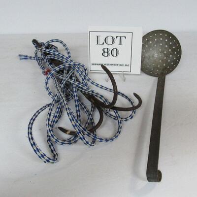 Older Ice Fishing Hook and Skimmer