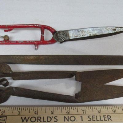 Vintage Clippers, Rasp and Shears of Some Kind