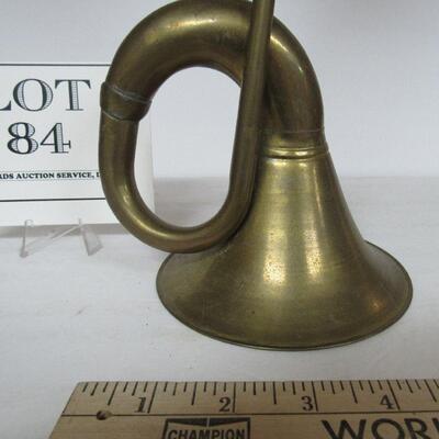 Antique Car Horn, Brass
