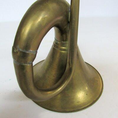 Antique Car Horn, Brass