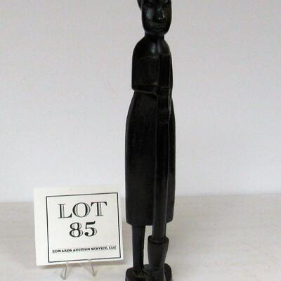 Solid Wood Hand Carved Woman Figure, Made in Kenya