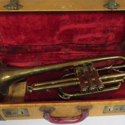 Vintage Bundy Selmer Trumpet With Original Case, Elkhart, IN