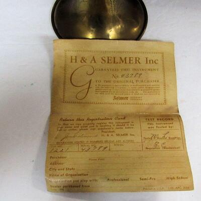 Vintage Bundy Selmer Trumpet With Original Case, Elkhart, IN