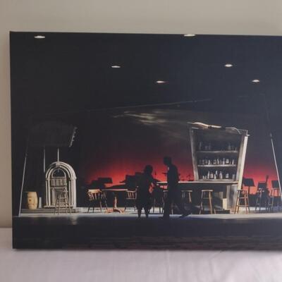 Nightclub Print On Canvas