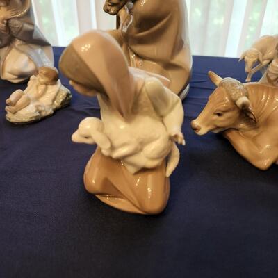 LLADRO NATIVITY SET LARGE 10 PIECES