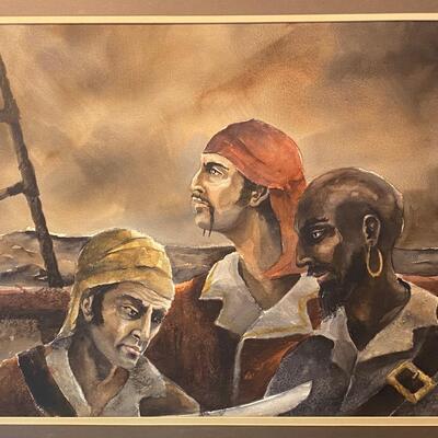 Lot 208: Large Watercolor Painting by Don Rodman Hettel
