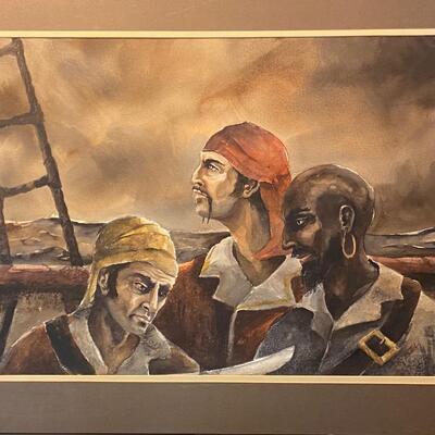 Lot 208: Large Watercolor Painting by Don Rodman Hettel