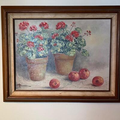 Lot 209: Framed and Signed Oil Painting