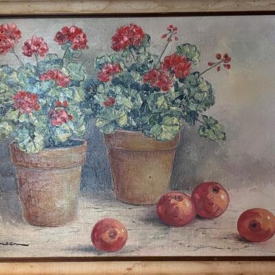 Lot 209: Framed and Signed Oil Painting