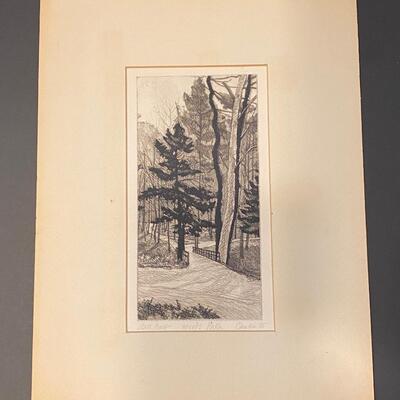 Lot 213: Two Signed and Numbered etchings by Kathleen Cantin