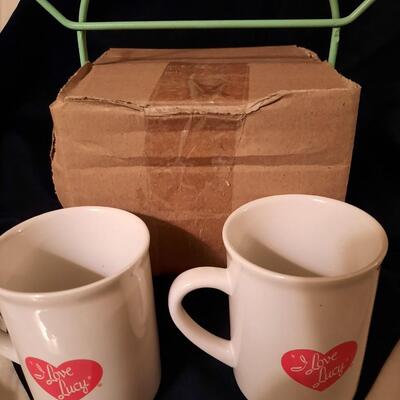 I Love Lucy Tea Pot Set NIB