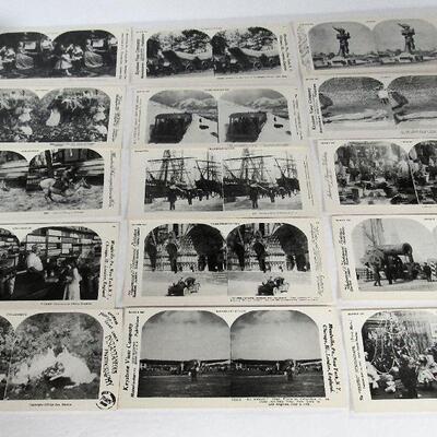 15 Reproduction From Original Steroscope View Cards, 1970s