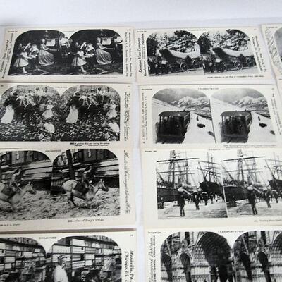 15 Reproduction From Original Steroscope View Cards, 1970s