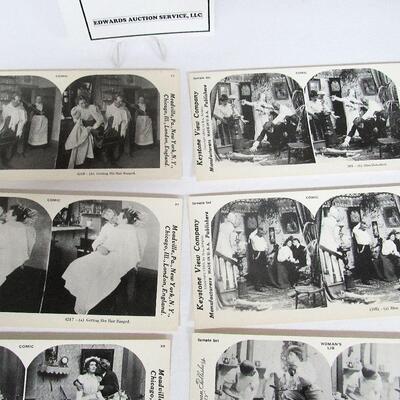 10 Vintage 1970s Reproduction From Original Stereoscope View Cards, Risque, Women's Lib, More