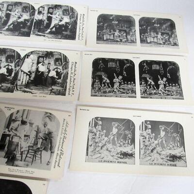 10 Vintage 1970s Reproduction From Original Stereoscope View Cards, Risque, Women's Lib, More