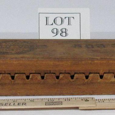 Nice Antique Cigar Mold, Perlu-Vorm Helmond, Holland