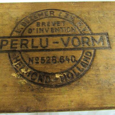 Nice Antique Cigar Mold, Perlu-Vorm Helmond, Holland