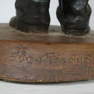 Large Vintage Chalkware Graucho Marx Figurine, Esco, 1973