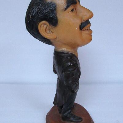 Large Vintage Chalkware Graucho Marx Figurine, Esco, 1973