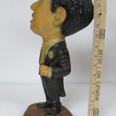 Large Vintage Chalkware Graucho Marx Figurine, Esco, 1973