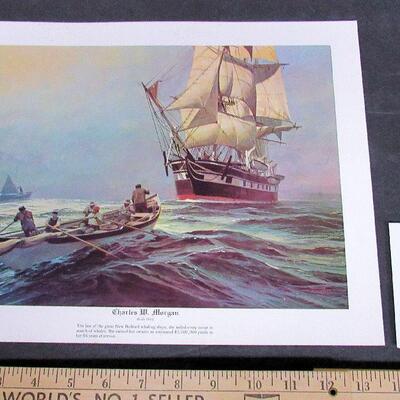 Vintage 1970s Litho, Charles M. Morgan, 11"x14"