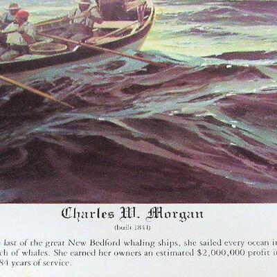 Vintage 1970s Litho, Charles M. Morgan, 11"x14"