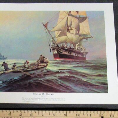 Vintage 1970s Litho, Charles M. Morgan, 11"x14"