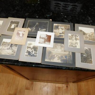 Antique Cabinet Photo Lot Vintage Photography