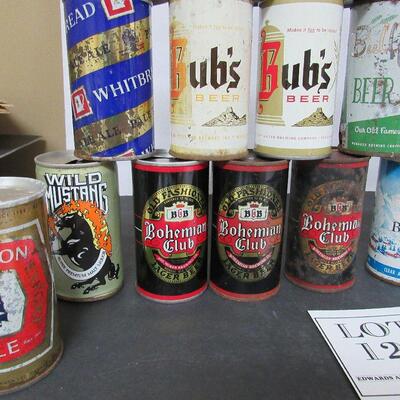 Lot of Vintage Beer Cans, Old Flat Tops to 31+ Years Old