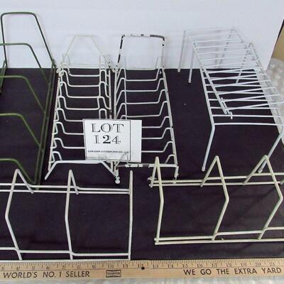 Lot of Plate and Bowl Racks And Kitchen Riser