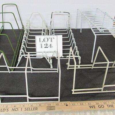 Lot of Plate and Bowl Racks And Kitchen Riser