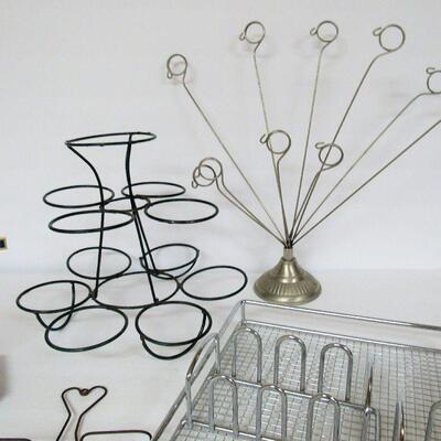 Memo Holder, Cupcake Stand, Card Holder, Kitchen Organizer and Wire Mail Holder