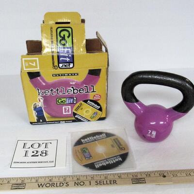 7 Lb KettleBell Weight With DVD