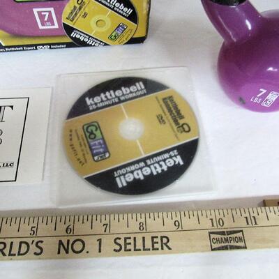 7 Lb KettleBell Weight With DVD