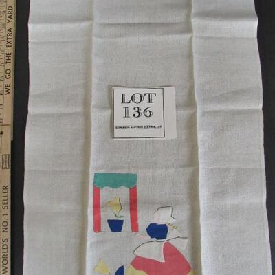 Very Nice Vintage Dutch Theme Kitchen Towel