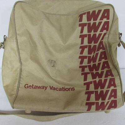 Vintage TWA Travel Bag