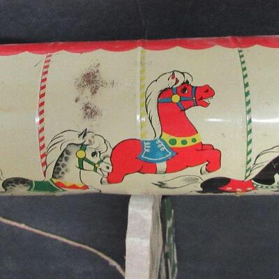 Vintage Fisher Price Pony Chime Pull Toy, #758, Read Description