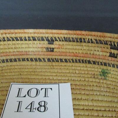 Large Old Oval Woven Basket