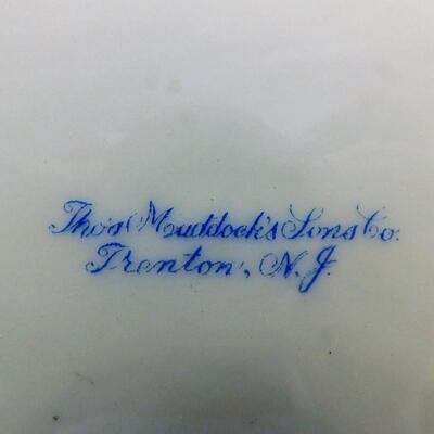 c.1910 Baltimore MD Antiquarian Society Plate 25yrs Grand Master Masons Mouddocks Sons Trenton NJ