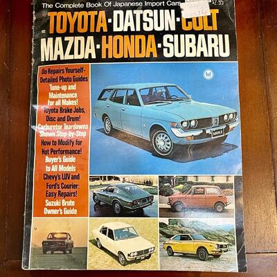 Japanese Import Car Info Repair Book