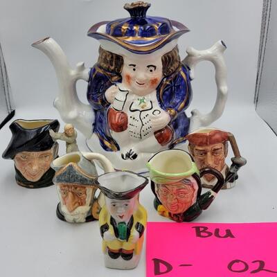 5 Pc Miniature Cup and Teapot Collection