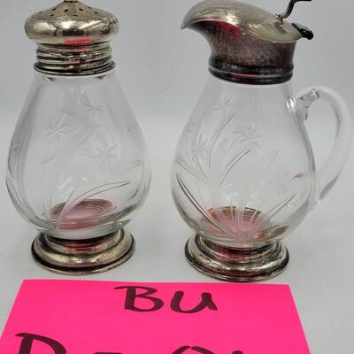 2 Pc Syrup and Shaker Set