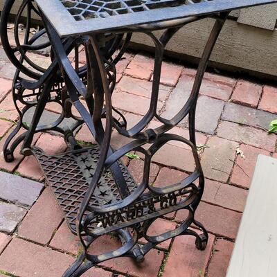 Iron Sewing Table Decor
