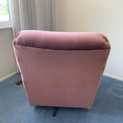 Blush Pink Cushioned Rocking Chair
