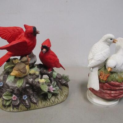 Cardinal & Dove Figurines
