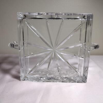 Lead Crystal Napkin Holder