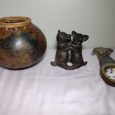Figurines and Bowl