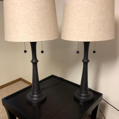 Set of 2 lamps - like new