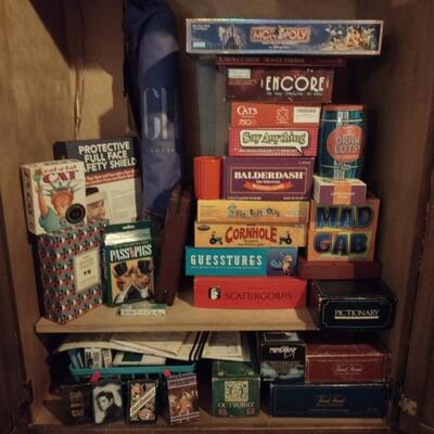 Game Closet Contents